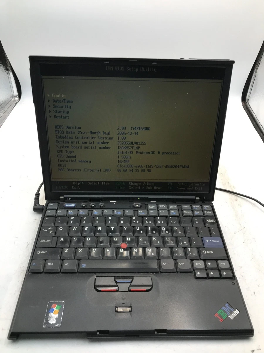 IBM ThinkPad X41 PC Laptops & Netbooks for Sale - Shop New & Used