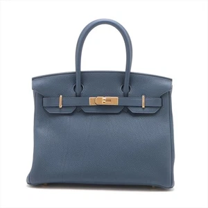 Hermès Birkin 30 Togo blue navy Gold Metal Fittings B: 2023 - Picture 1 of 12