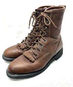 Wolverine Herren 8" Tremor Kiltie Braun Leder Schnürstiefel 11,5M 04324 - Bild 1 von 7