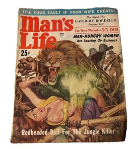Vintage MAN’S LIFE, April 1959, Vol. 7, No 6 The Action Magazine For Men - Picture 1 of 5