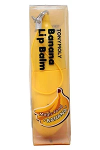 Tonymoly Banana Lip Balm Keychain Design 0.24 Ounces - Picture 1 of 2