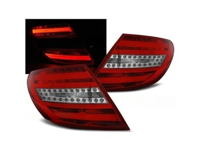 barra led luces traseras rojo blanco para mercedes-benz clase c w204 berlina 2007-2010 Foto 1 de 1
