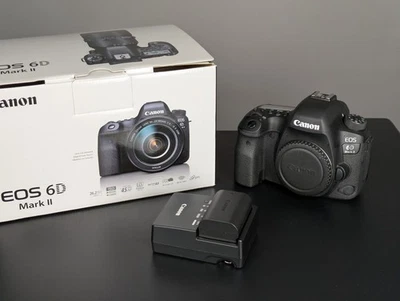Canon EOS 6D Mark II 26,2 MP DSLR Camera (Body Only) - Image 1 of 4
