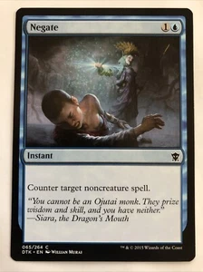 MTG Dragons of Tarkir Negate 065/264 LP - Picture 1 of 2