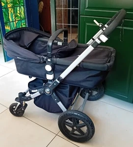 Bugaboo Cameleon3 Black Pushchair Stroller Pram Set - Picture 1 of 15