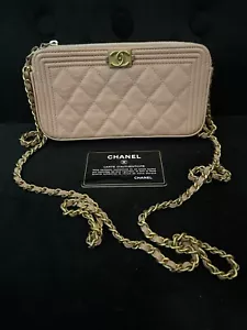 Chanel | Boy Double Zip Wallet on Chain Bag - Picture 1 of 4