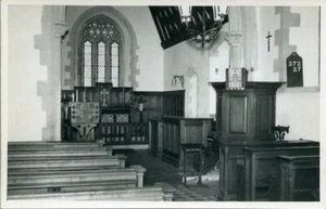 REAL PHOTO POSTCARD OF ST. MICHAEL'S CHURCH, EAST ANSTEY, (NEAR TIVERTON), DEVON - Foto 1 di 2