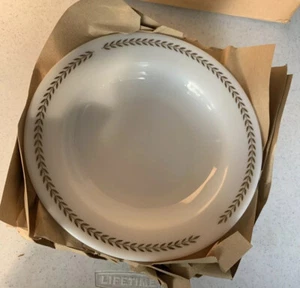 Vintage Pyrex Tableware Corning Gold Trim Soup / Salad Plate # 715 Set 4 New Old - Picture 1 of 4