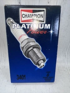 Juego de 6 bujías Champion Platinum Power 3401 para Ford Volvo Mazda F/S - Imagen 1 de 7