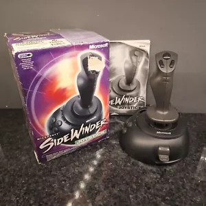 SIDEWINDER JOYSTICK BY MICROSOFT Box And Manual Included! - Picture 1 of 8