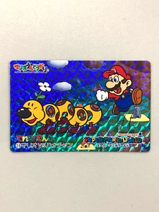 Mario vs Wiggler - 24 - Tarjeta Nintendo Super Mario World Japonesa - Imagen 1 de 2