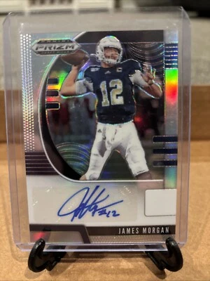 2020 Panini Prizm Draft Picks Silver James Morgan #229 Rc Auto (FIU Panthers Qb) - Image 1 of 2