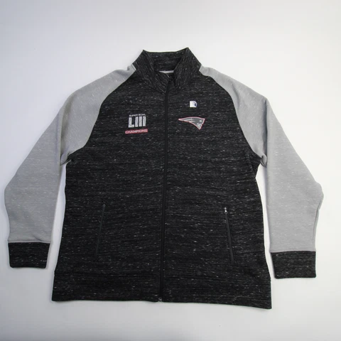 New England Patriots Fanatics Jacket Men's Charcoal/Gray New Cover