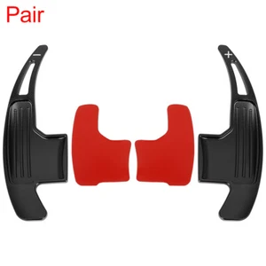 Pair Aluminum Alloy Black Steering Wheel Shift Paddle for Ford Mustang 2015-2020 - Picture 1 of 5