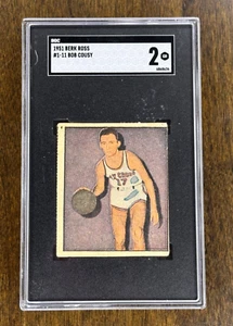 Berk Ross Bob Cousy 1951 SGC 2 - Imagen 1 de 2