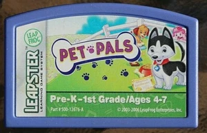 Pet Pals pre-kindergarten to 1st grade- Leappad Leapfrog cartridge prek, k, 1st - Picture 1 of 1