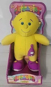 Vintage 1998 Jellabies Yellow BOUNCY 12" Modellino Imbottito Aussie Bambini NUOVO CON SCATOLA - Foto 1 di 13
