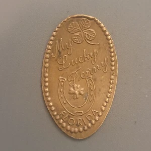 Centavo prensado alargado de colección - My Lucky Penny Florida - Tréboles, herradura - Imagen 1 de 2