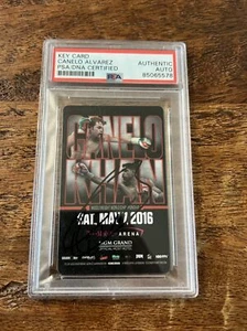 SAUL CANELO ALVAREZ SIGNED MGM GRAND KEY CARD PSA DNA SLABBED Autographed - Imagen 1 de 3
