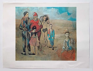 Famiglia dei Saltimbanchi, 1905 di Pablo Picasso riproduzione stampa - Foto 1 di 3
