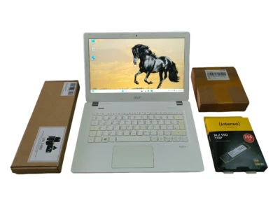 Acer Aspire V3-372 Laptop i7-6500U 13,3 Zoll NEUE 256GB SSD NEUER Akku Win 11 - Bild 1 von 4