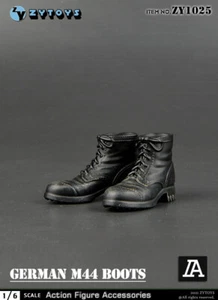 ZY Toys 1/6 Segunda Guerra Mundial Botas Alemanas M44 para Figuras de Acción Huecas [ZY-1025A] - Imagen 1 de 5