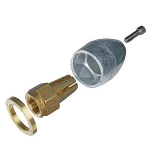Martyr Anodes CMPNCZC10 PROP NUT ANODE ASMBLY C-COMPLETE 3/4"-10 UNC Type C - Imagen 1 de 1
