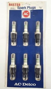 Vintage 6 AC-Delco R45TS8 Spark Plugs - New Old Stock - Picture 1 of 4