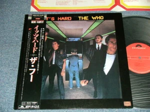 THE WHO Japan 1982 28MM 0220 NM LP+Obi IT'S HARD - Picture 1 of 8