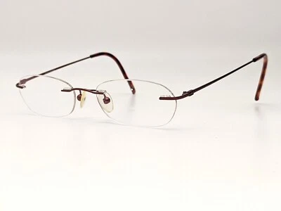 Tommy Hilfiger TH 3027 Kids Rimless Eyeglasses Frames: Brown Tortoise 49-17-140 - Image 1 of 4