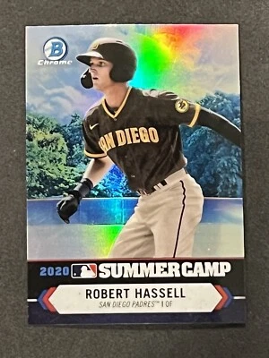 2021 Robert Hassell Bowman Chrome '20 Summer Camp Refractors #SC-9 - Image 1 of 2