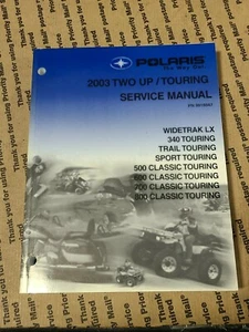 POLARIS Snowmobile Service Manual and CD, 2003 Two Up Touring, 9918047 - Picture 1 of 2