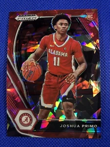 Selecciones de draft Joshua Primo Panini Prizm 2021 #50 radiocontrol rojo hielo agrietado - Imagen 1 de 2