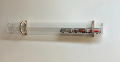 VitrinenSchmidt® HO Vitrine Röhre Wand Schaukasten H0 Modelleisenbahn "NEU"