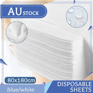 100/500X Disposable Beauty Bed Sheet Non-woven Massage SPA Salon Table Cover AU - Picture 1 of 14