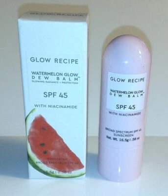Glow Recipe Watermelon with Niacinamide Dew Balm Sunscreen Stick SPF45 FREE SHIP