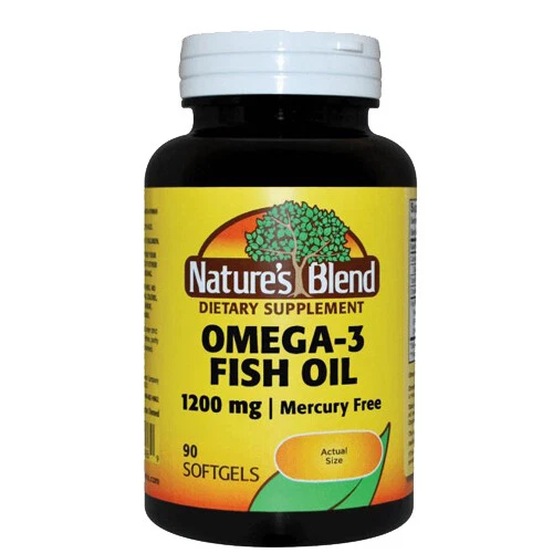 Omega-3 1200 mg 90 cápsulas blandas de Nature's Blend Foto 1 de 1