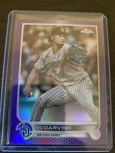 2022 Topps Chrome Base Viola #191 Yu Darvish /250 - San Diego Padres π€π π€π - Foto 1 di 6