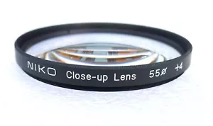 55mm NIKO CLOSE UP Lens No.4 Filter +4 - Multi Coated - NEW - Picture 1 of 4