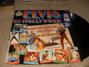 RARE ! Elvis Presley LP Vinyl Love Me Tender W/Poster Dutch Elvis In Hollywood - Picture 1 of 3