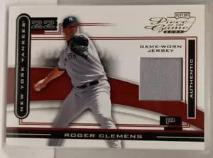 2003 Playoff Piece of the Game Roger Clemens game-used jersey card - Picture 1 of 2