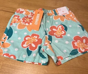 NWT Gymboree Girls Shorts Summer Floral Sz 6 - Picture 1 of 7