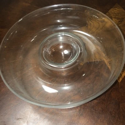 "Tazón para servir Chip & Dip acrílico pesado transparente 10-3/4""" Foto 1 de 2