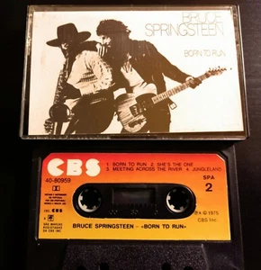 Bruce Springsteen Born To Run 1975 PORTUGAL Cassette Tape K7 RARE - Picture 1 of 3