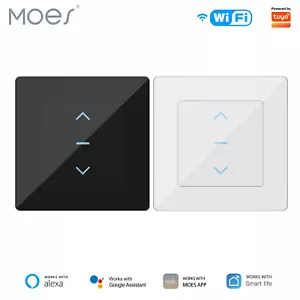 MOES WLAN Rolladenschalter Smart Jalousieschalter Alexa Google APP Zeitschaltuhr - Bild 1 von 23