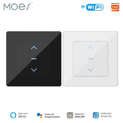 MOES WiFi shutter switch smart blind switch Alexa Google APP timer - Image 1 of 4
