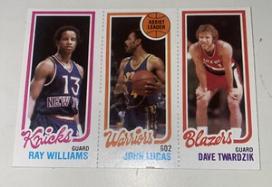 1980-81 Topps Basketball John Lucas #94 Twardzik #202 Williams #173