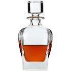 Lily's Home Wine, Liquor and Whiskey Decanter with Glass Stopper, Let Your