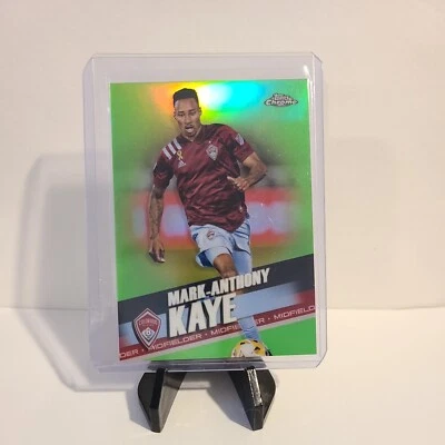 2022 Topps Chrome MLS Neon Green Refractor /99 Mark-Anthony Kaye #173 - Image 1 of 2