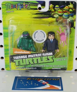 TMNT Minimates Ninja Turtles Mutagen Donatello & Norman Toys R Us Exclusive - Picture 1 of 1